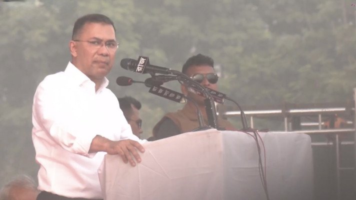 একটি নিরাপদ বাংলাদেশ আমরা গড়ে তুলতে চাই : সমাবেশে তারেক রহমান