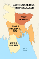 শক্তিশালী ভূমিকম্পের উচ্চঝুঁকিতে ঢাকা-সিলেট