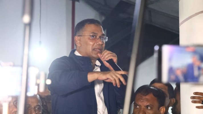 সিলেটে ধানের শীষে ভোট চেয়ে নির্বাচনী প্রচার শুরু তারেক রহমানের