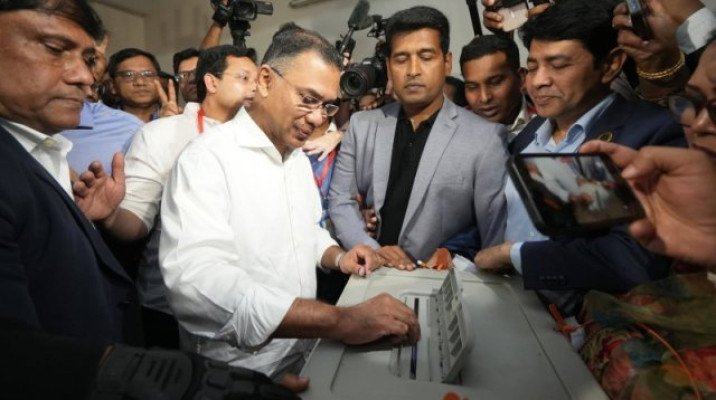 মানুষ ভোটকেন্দ্রে এলে ব্যর্থ হবে যেকোনও ষড়যন্ত্র: তারেক রহমান