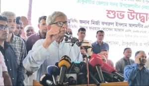 যুদ্ধের প্রভাবে তেল ও নিত্যপণ্যের দাম বাড়তে পারে: মির্জা ফখরুল