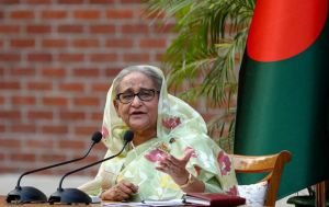 দুই বছর পর প্রকাশ্যে বক্তব্য শেখ হাসিনার, ডিসেম্বরে দেশে ফেরার ঘোষণা
